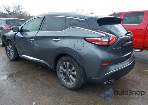 2015 Nissan Murano Sl from USA, damaged, VIN 5N1AZ2MH4FN201767
